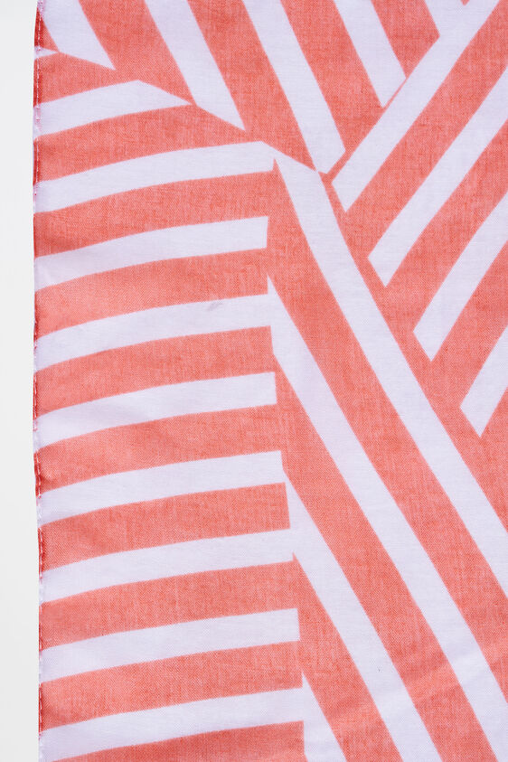 Orange Viscose Scarf, , image 2